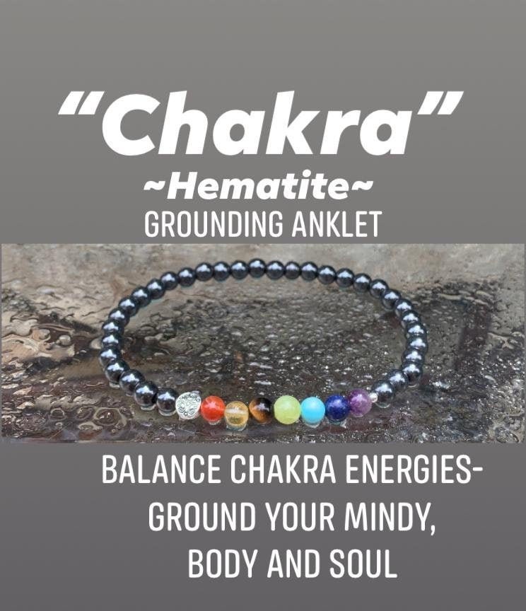 Om Mani Seven Chakra Round Bead Bracelet (Spiritual Balance)