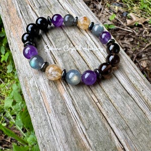 10MM Libra Energy - Unisex Zodiac Horoscope Bracelet - "The Diplomat, Libra" September October Birthday - Real Crystal Healing Gemstones image 5