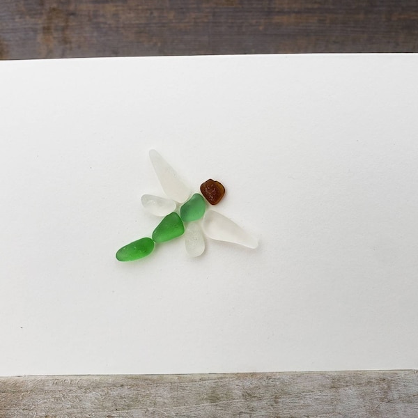 Seaglass cards, blank cards, seaglass, beachglass, handmade