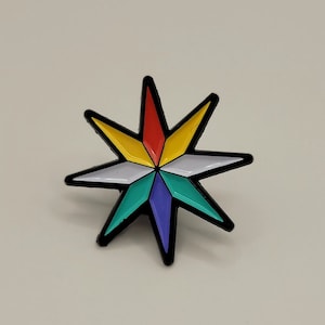Sapphic Starburst Pin