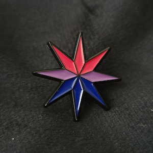 Bi Starburst Pin