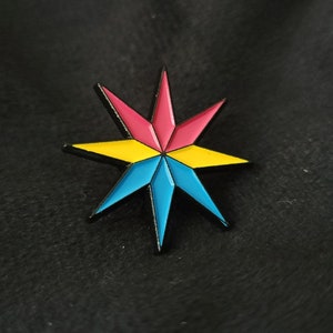Pan Starburst Pin