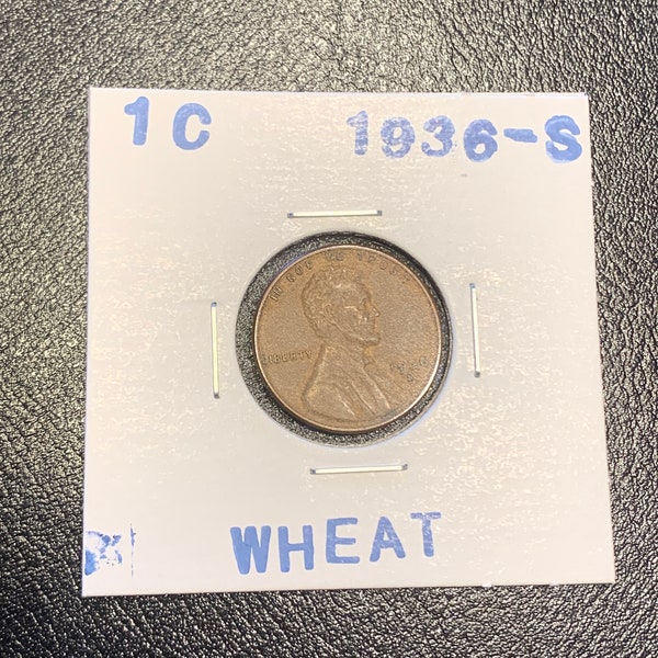 1936 P/D/S Wheat Penny