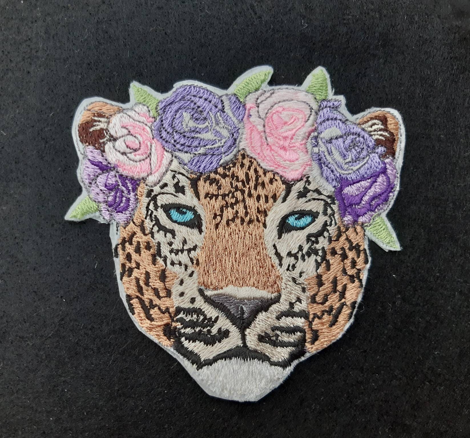 Beautiful Leopard Patch Iron/sew On - Etsy UK