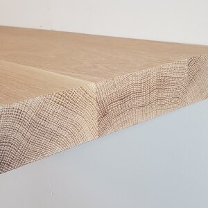 Solid White Oak Shelves With HOVR Bracket Bild 2