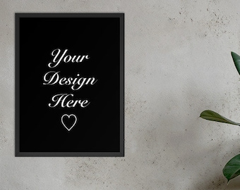 Poster o cornice / Arte murale personalizzata / Arte da stampare / Ritratto da stampare / Stampa poster opaca con cornice in legno semiduro / Regalo di decorazione murale personalizzata