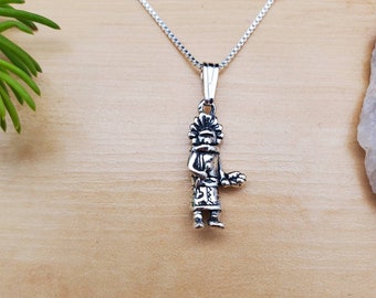 Vintage Native American Indian southwestern Kachina pendantcharm for necklace or bracelet sterling silver 925