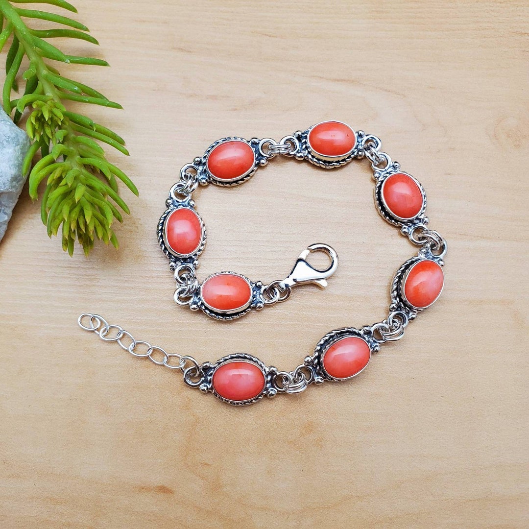 BIG HAND silver925×k18×coral×Ruby BIG HAND silver925×k18×coral×Ruby Vintage 800 Silver & Coral Round Sun