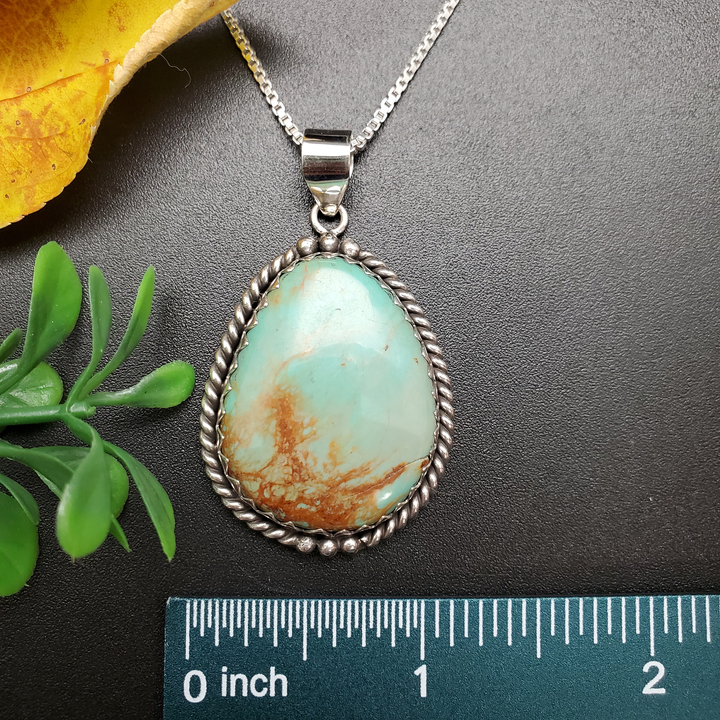TQP#056 | Sonny TN Turquoise Pendant | Sterling Silver