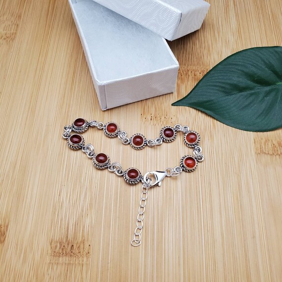 アンティーク　カーネリア銀細工ブレスレット　ー3 アンティーク カーネリア銀細工ブレスレット ー3 【公式通販】