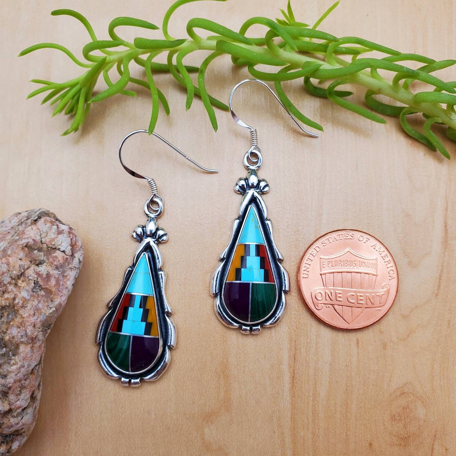 SILVER925 NATIVE DESIGN EARRINGS/シルバーピアス