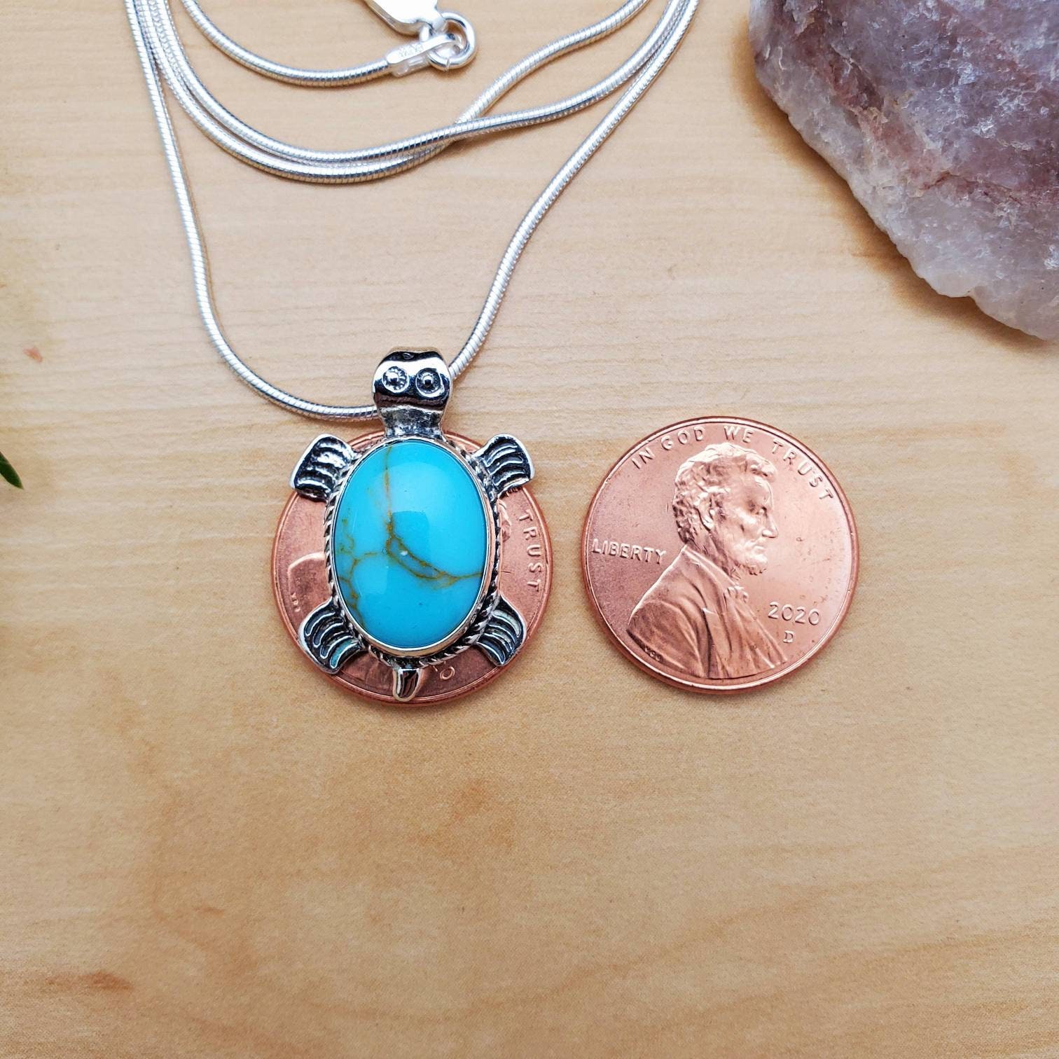 SoCute925 南西部タートルネックレスペンダント シルバースネーク