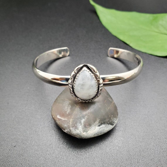 Moonstone cuff cheap bracelet