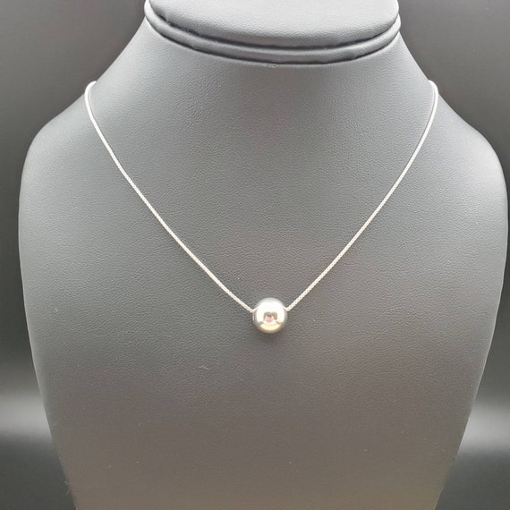 ネックレス・ペンダント [KINDABABY] [925silver] long matte silver ball necklace 925silver] long matte silver ball necklace - kindababy