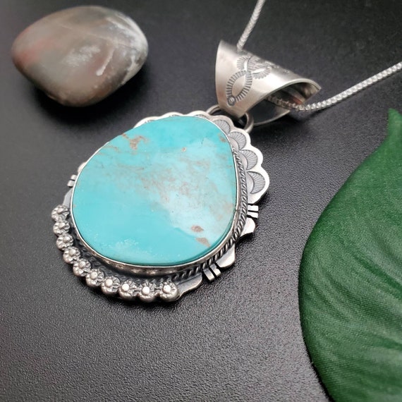 STN #282 | ターコイズペンダント（シルバーチェーン付き
