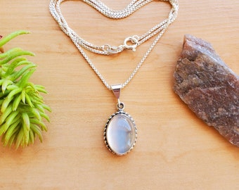 アクセサリー CDL MOON STONE NECKLACE Amazon.com: Mark Poulin Sterling Silver Prong Set Moonstone