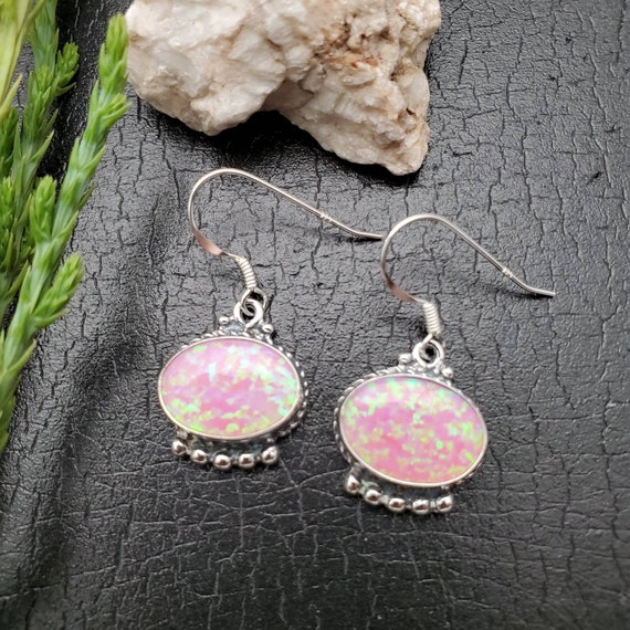 Opal sale dangle earrings