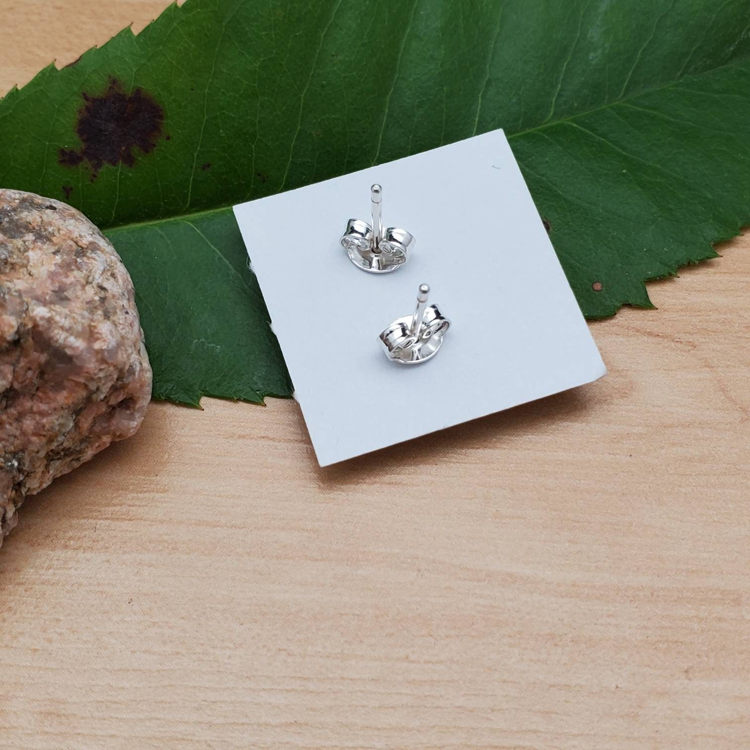 Socute925 Pink Mother of Pearl Post Earrings | Small