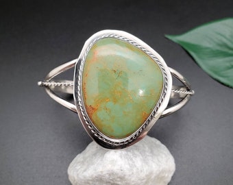 SoCute925 Dainty Number 8 Turquoise Cuff Bracelet | Sterling Silver Turquoise Bracelet Cuff | Dainty Turquoise Jewelry | Turquoise Cuff #13