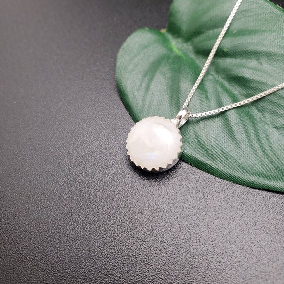 ネックレス・ペンダント Rainbow Moonstone x Star Ruby Necklace STN #333 | Healing Rainbow Moonstone Necklace Pendant With Silver