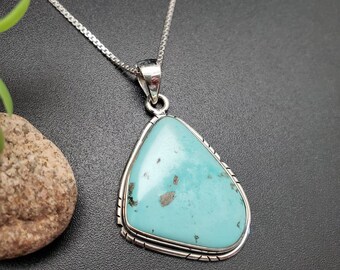 アリゾナ タ―コイズシルバーペンダント IGM#07 | アリゾナ ターコイズ ペンダント シルバー チェーン