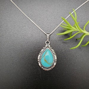 Turquoise chain necklace deals