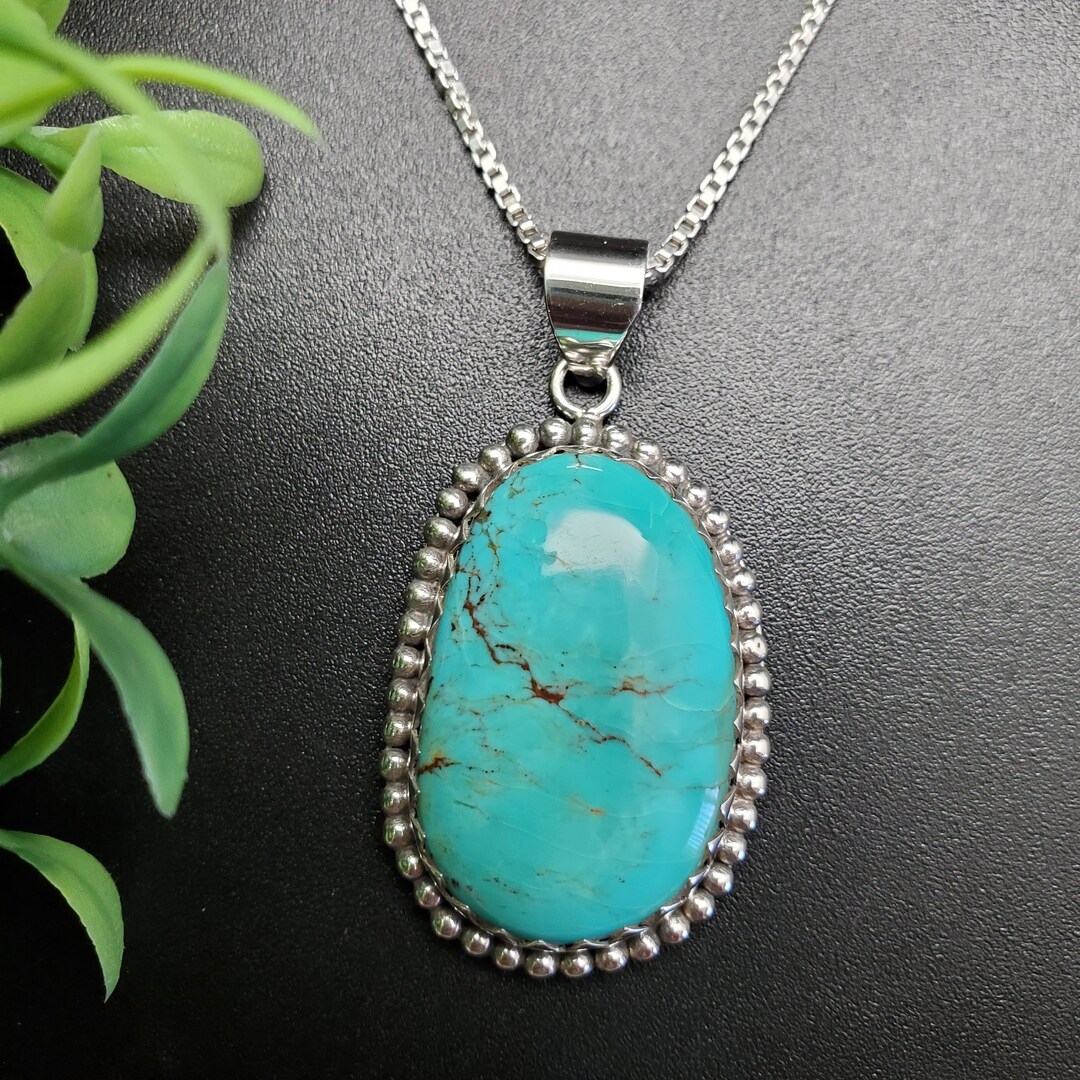 TQP#010 | Sonny TN Turquoise Pendant | Sterling Silver