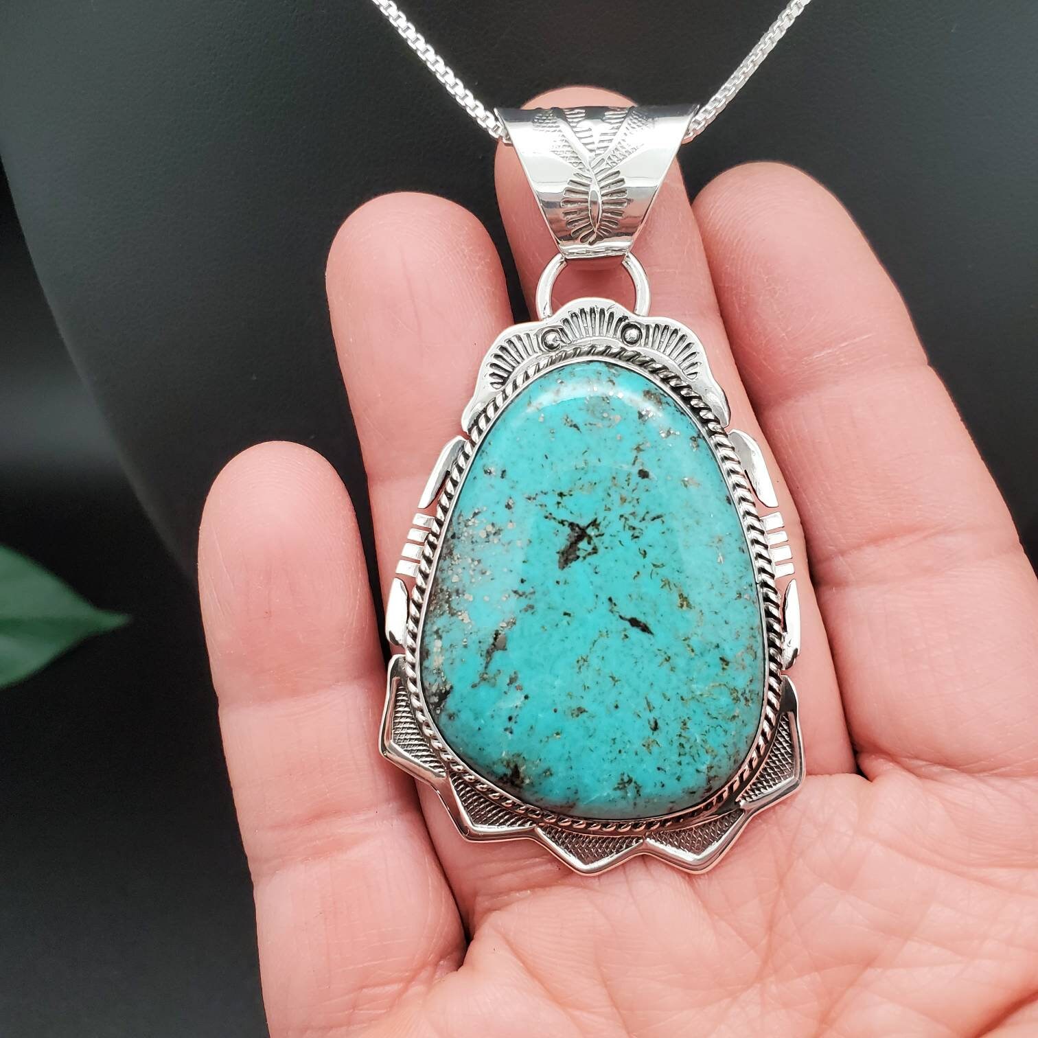 925 Sterling silver handmade cultural tribal pendant with