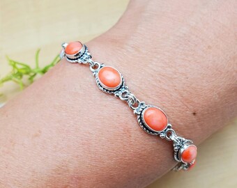 ブレスレット SK8ER ROCK Coralef Gemstone Bracelet 001 Crystal Jewelry & Zodiac Bracelets | Rock This Way Crystal Shop