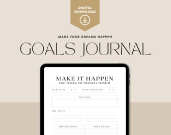 Goals Journal *DIGITAL DOWNLOAD*