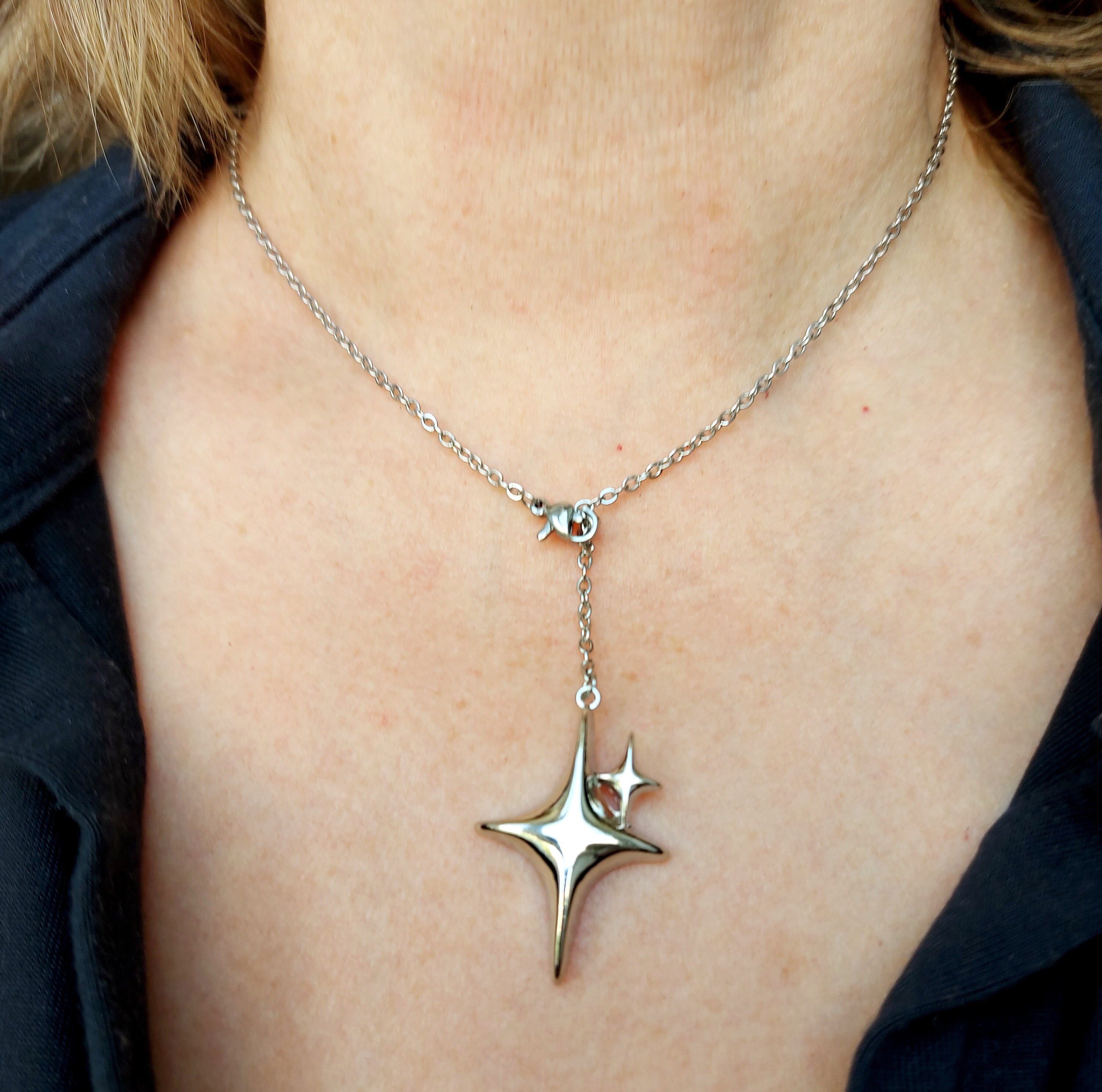 【2plan】24SS★ [LAN ARCHIVE] Suede Rope Star Necklace U LAN】24SS☆ [LAN ARCHIVE] Suede Rope Star Necklace