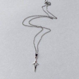 Edelstahl Pentagramm Ohrringe Mit Schwarz Emaille – Schraubverschluss, 10mm, 1 Paar
