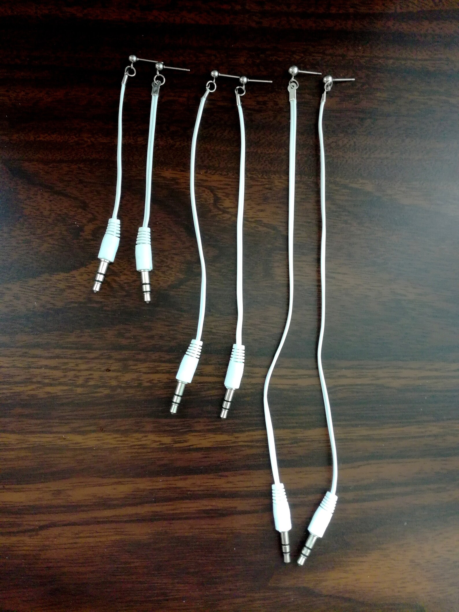 Headphone Jack Earrings Cosplay Earrings Long Repurposed Etsy