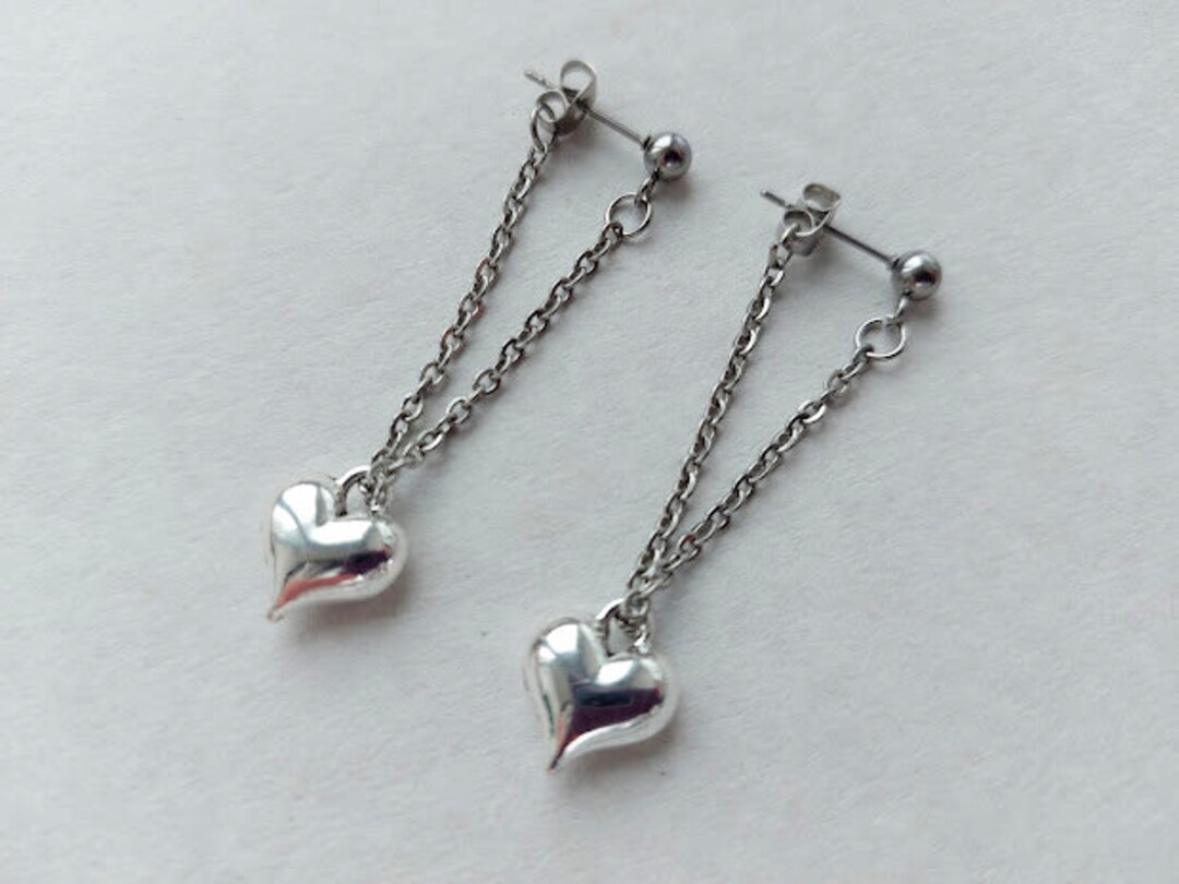 Antichi Orecchini Claddagh Celtici In Argento 925, Vintage, Del