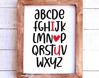 Free Free 343 Abc I Love You Svg Free SVG PNG EPS DXF File