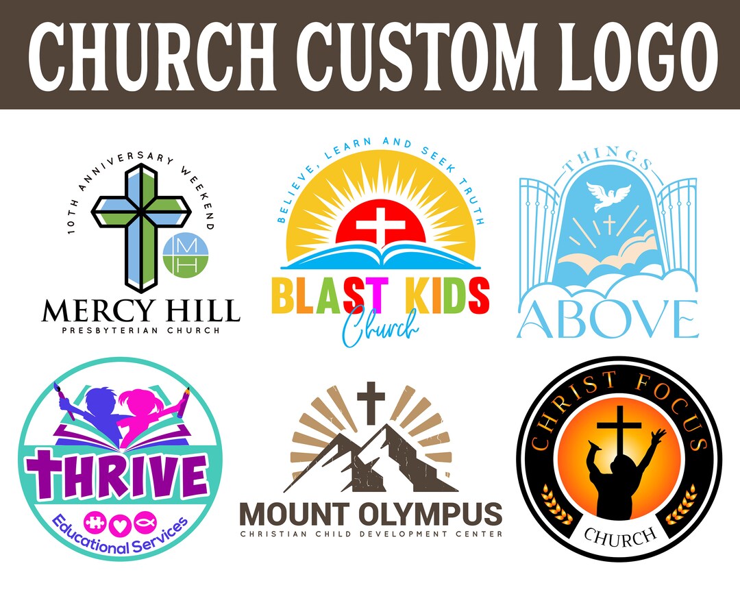 Church Custom Logo, Religious Logo, Bible, Cross, Ministry Logo, Christian Symbols, Blessed, Hope, Children's Ministries, Catholic - Etsy Church Custom Logo, Religious Logo, Bible, Cross, Ministry Logo, Christian Symbols, Blessed, Hope, Children's Ministries, Catholic - Etsy