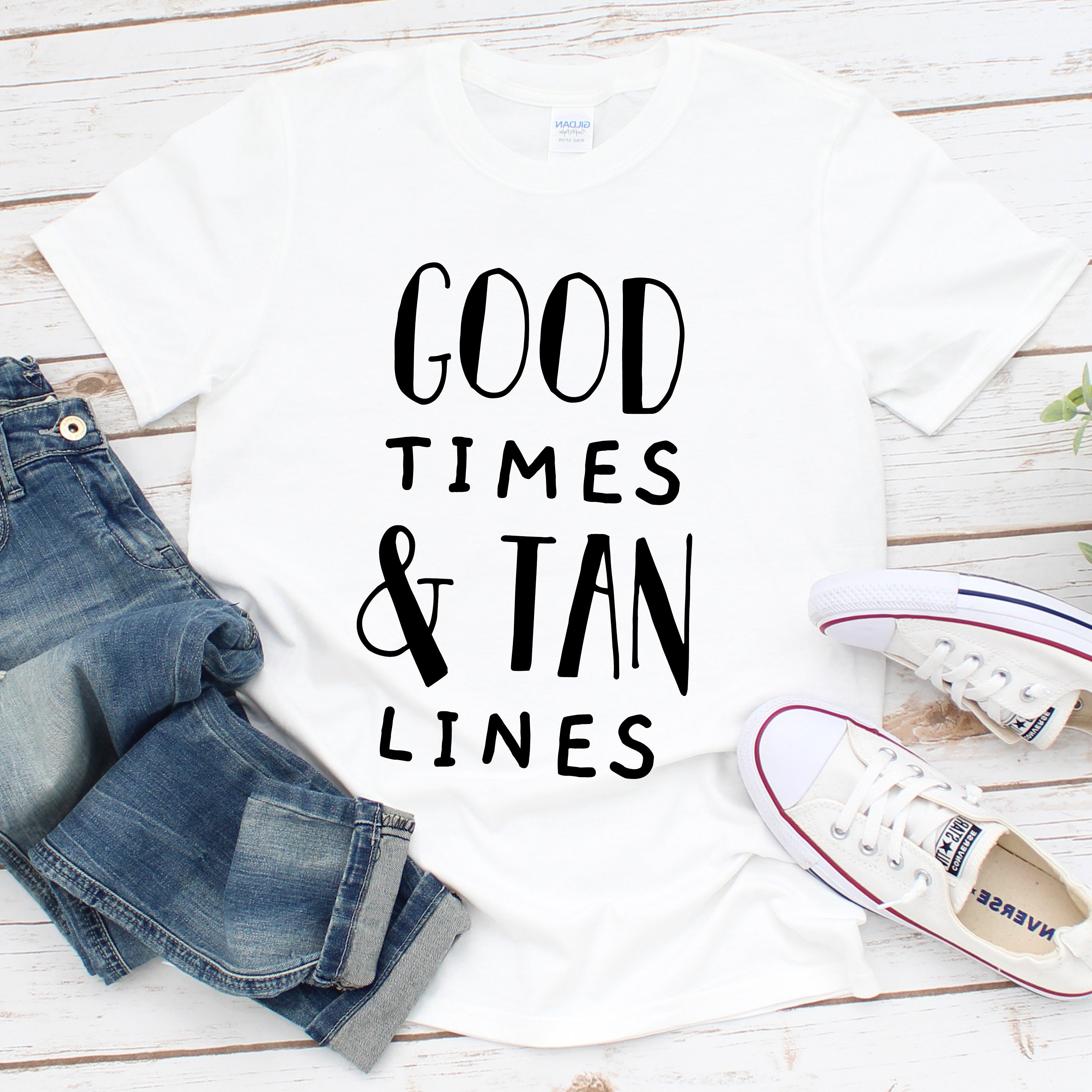 Good Times and Tan Lines Svg Summer Svg Vibes Svg Beach | Etsy