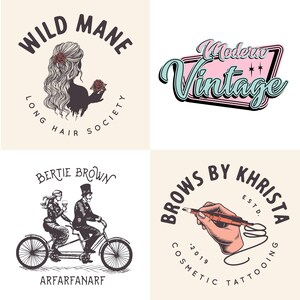 Retro Goose Logo - 70s Style Branding Design für Fun Shops, Handmade Business, Vintage-inspirierte Marken & Creative Stores