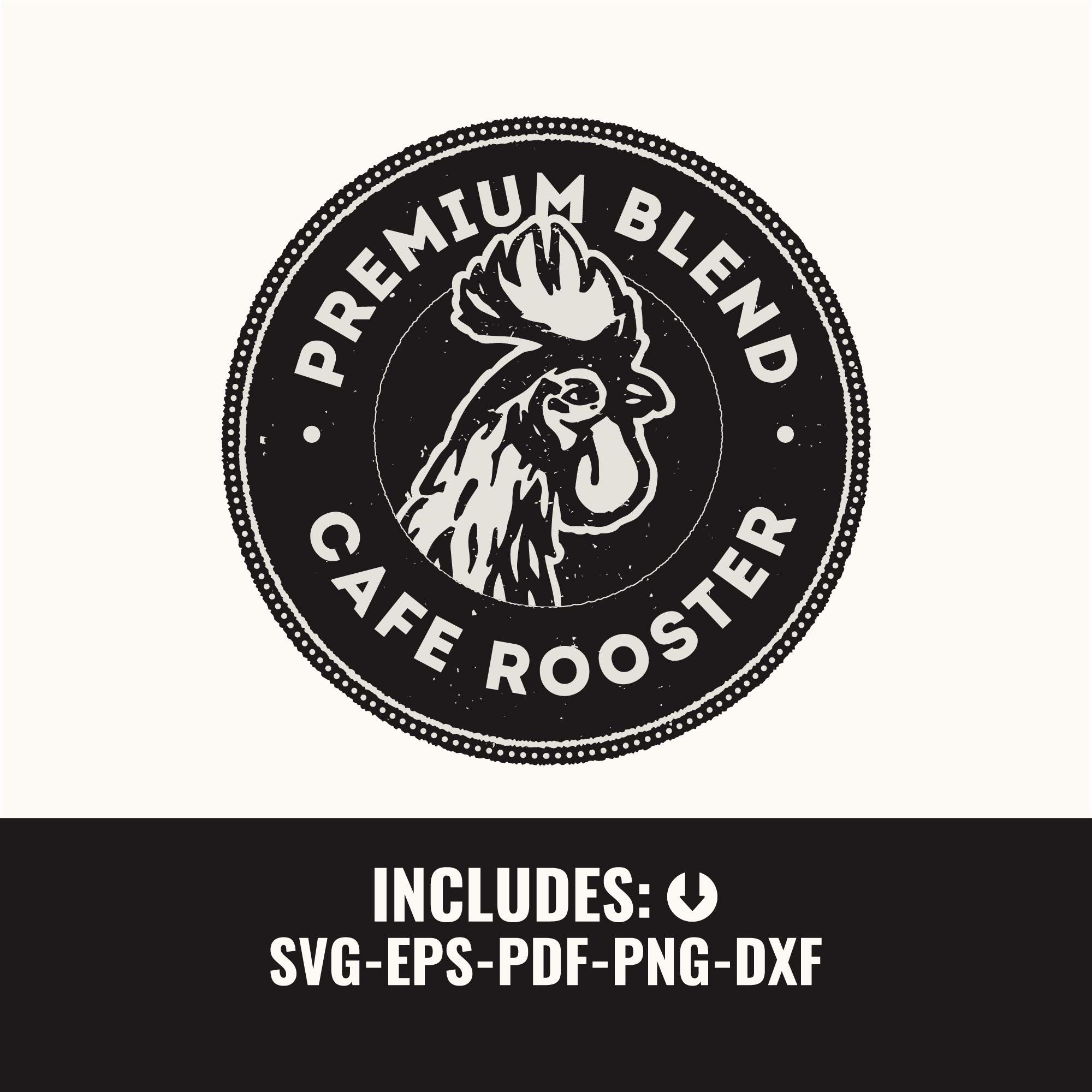 Logotipo de gallo retro - Etsy México, image size:2000x2000