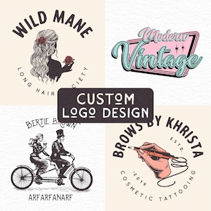 Création de logo personnalisé : style rétro, lettrage ou illustration