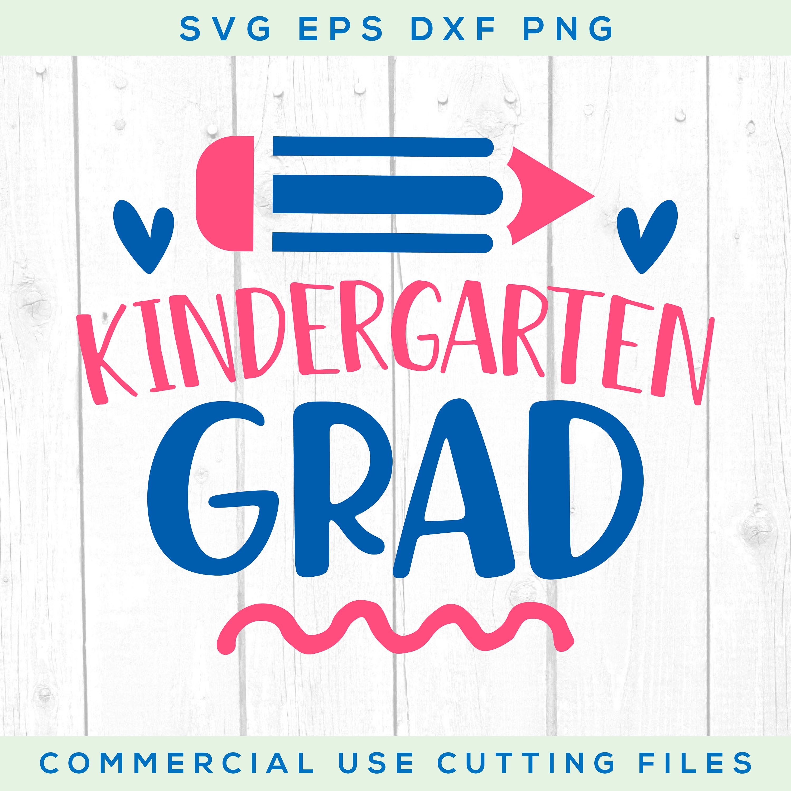 Kindergarten Grad Svg Cut Files Silhouette Studio Cricut | Etsy