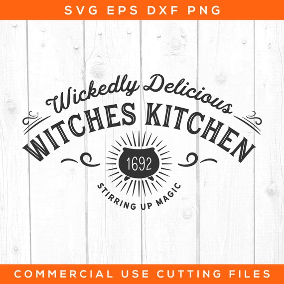 Download Kitchen Witch Svg Halloween Svg Kitchen Decor Home Decor Etsy