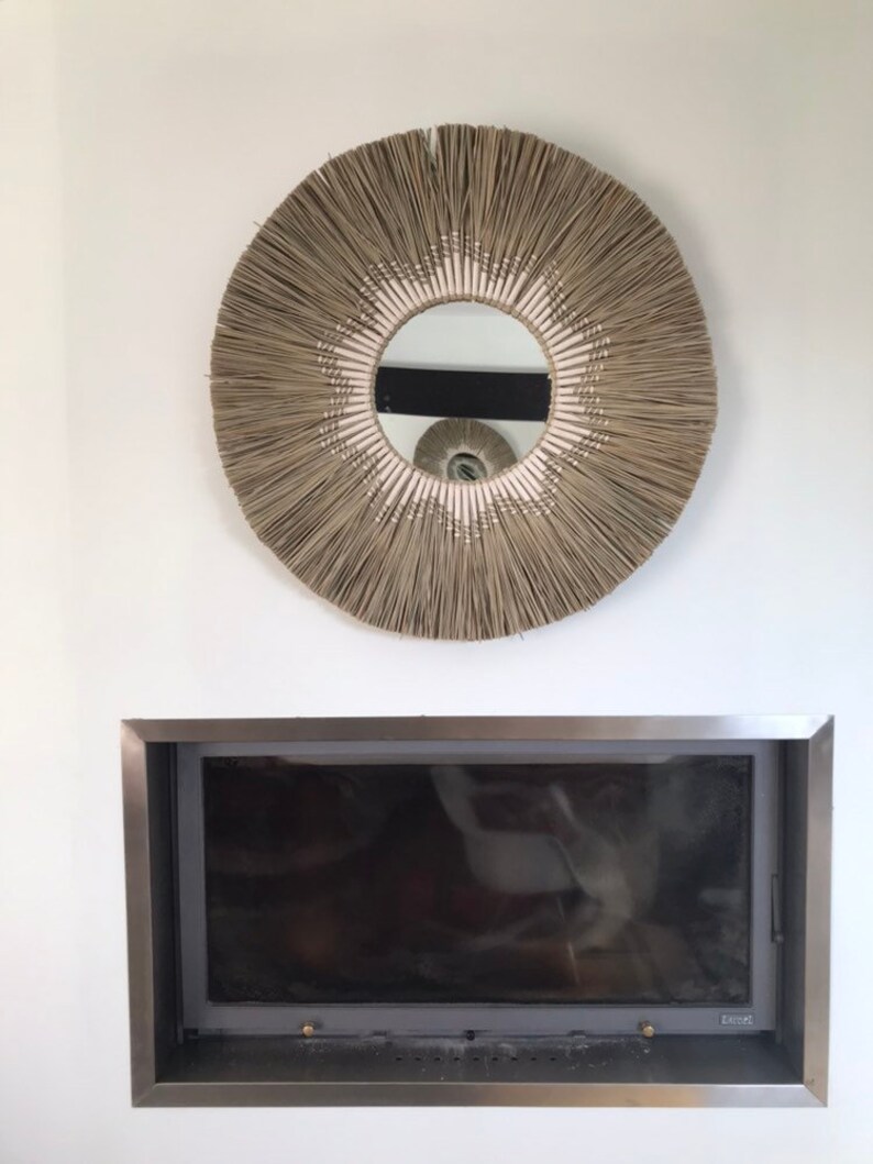 G ANT 80 cm de diam tre Miroir soleil balinais avec centre G ANT 80 cm de diam tre Miroir soleil balinais avec centre