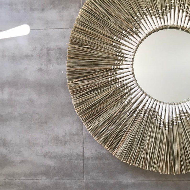 G ANT 80 cm de diam tre Miroir soleil balinais avec centre G ANT 80 cm de diam tre Miroir soleil balinais avec centre