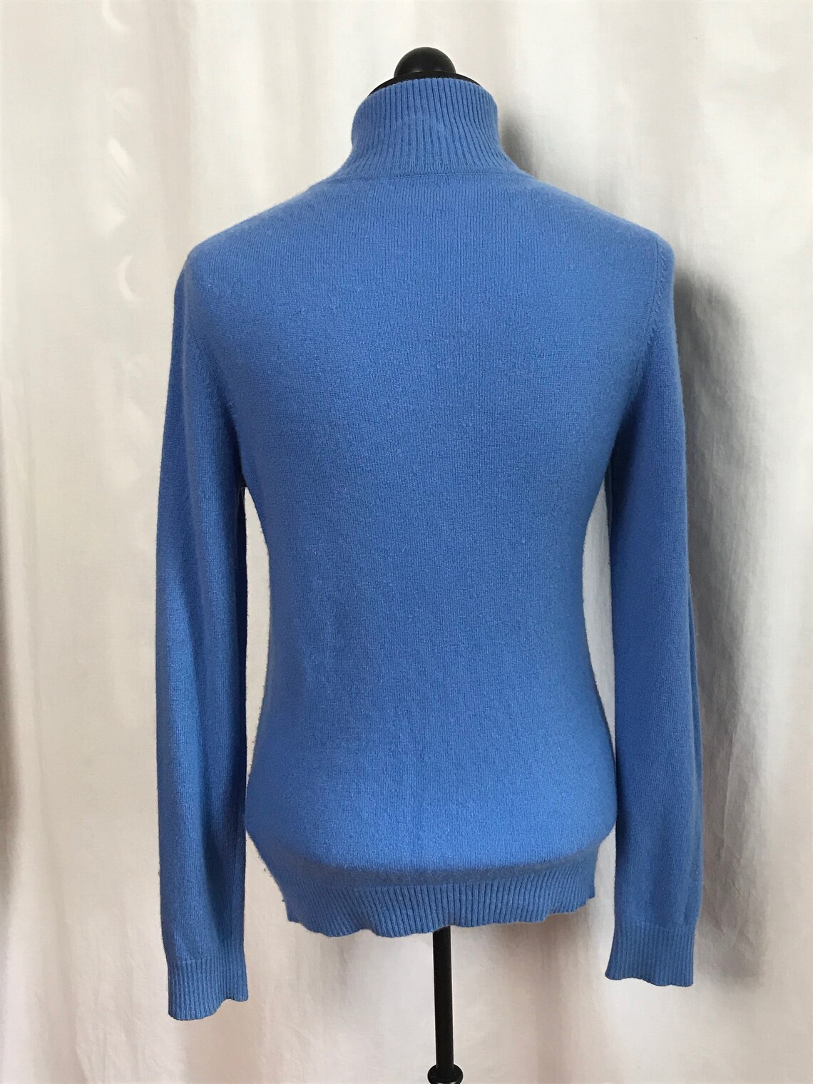 OOAK Cashmere Sweater Renewed with hand mending on left sleeve | Etsy