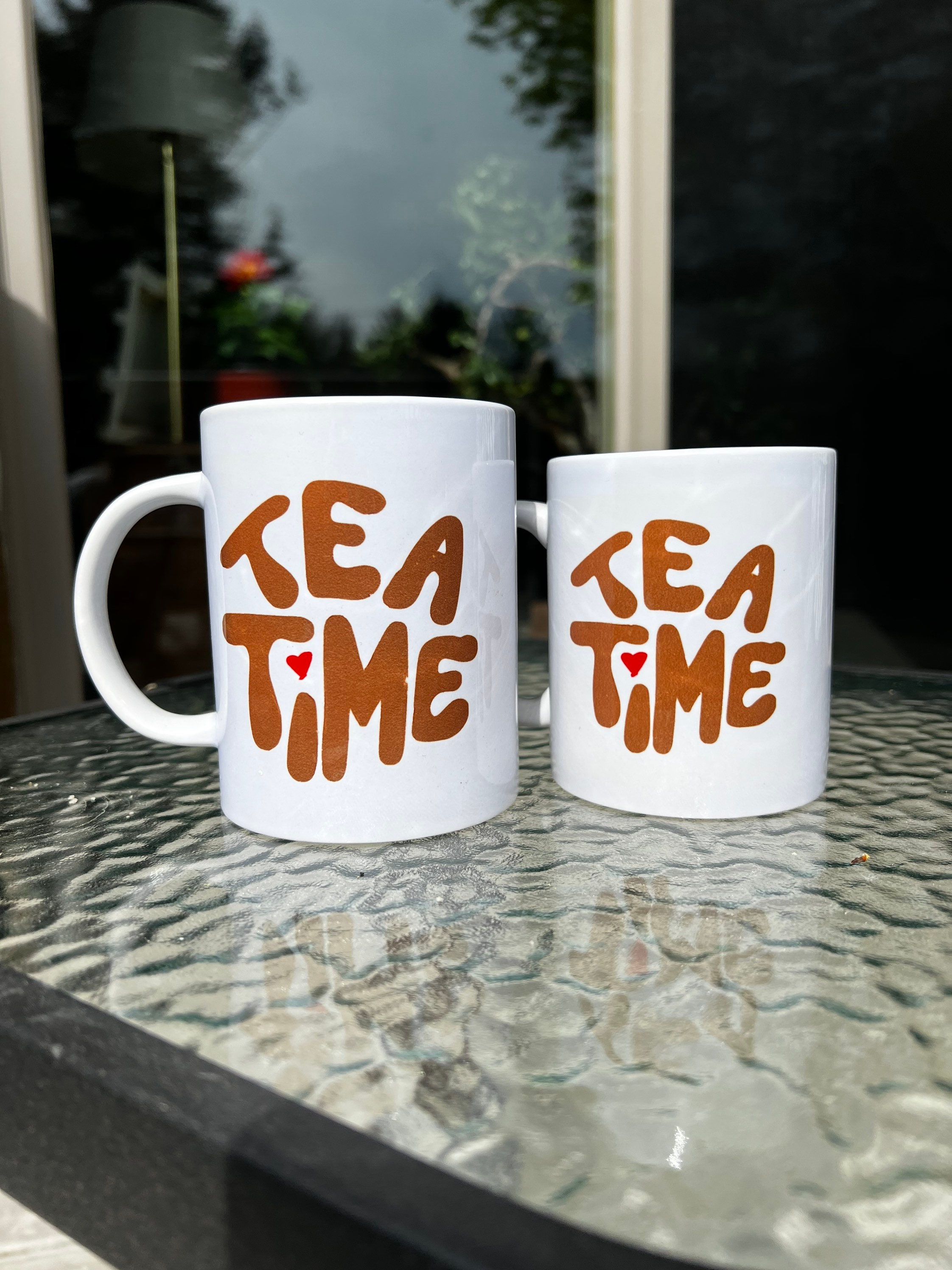 Tea Bag Mug Set Unique Creative Gift Idea His and Hers Coffee Mug