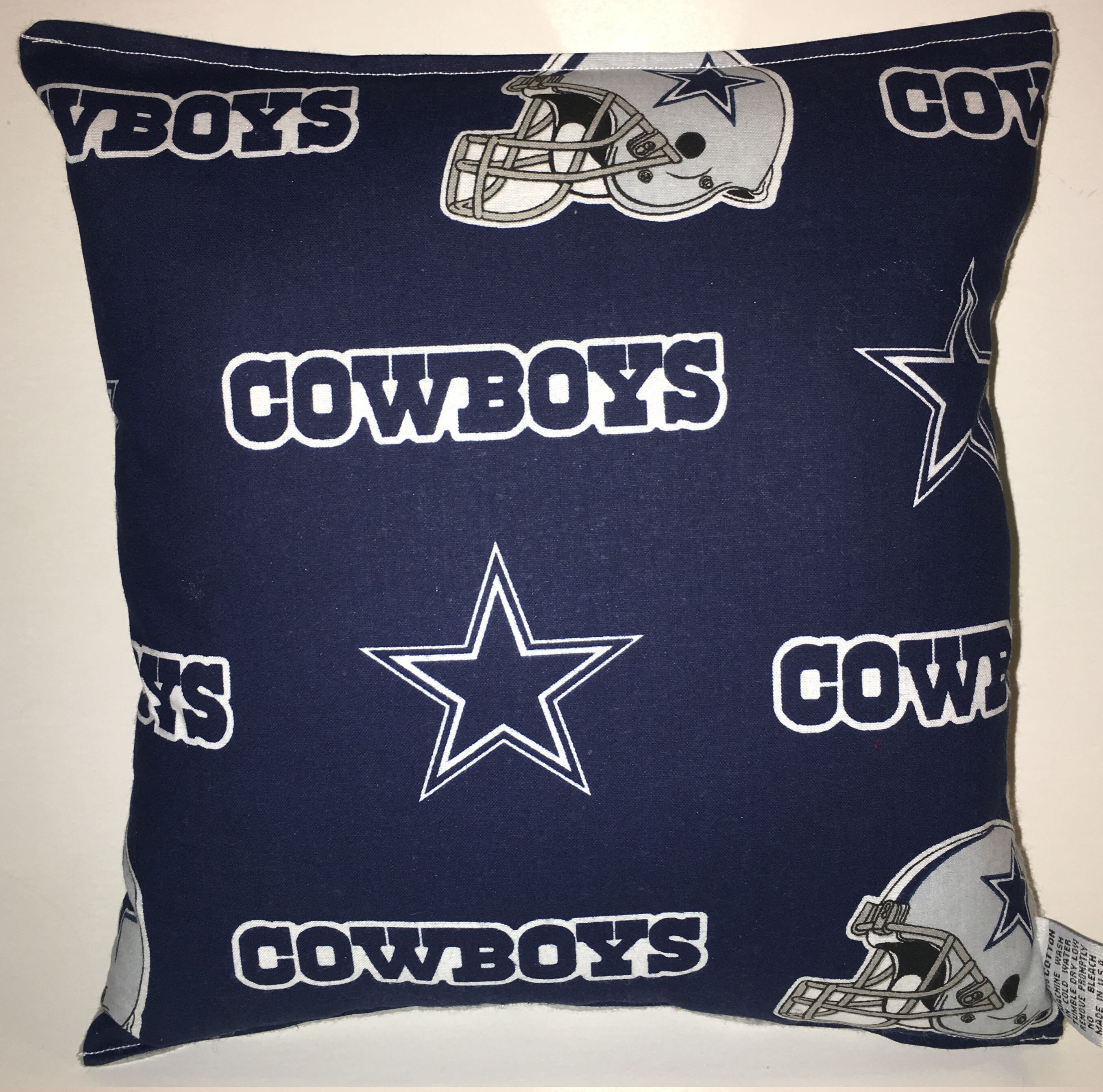 Cowboys Pillow Throw Pillow 10 in x 11 in Not Case Filled Etsy