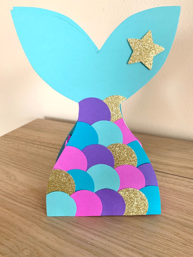 Mermaid Party Loot Bag Ariel Mermaid Favor Bag Etsy