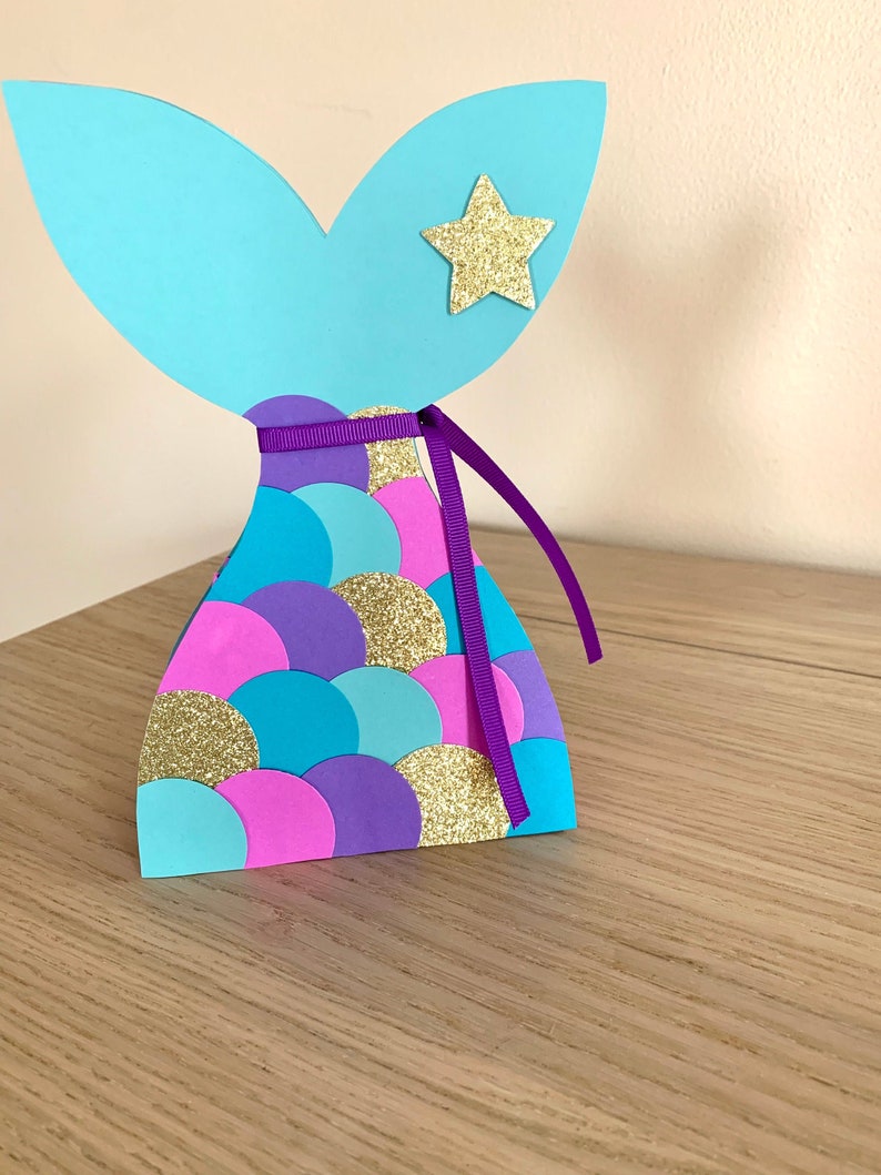 Mermaid Party Loot Bag Ariel Mermaid Favor Bag Etsy