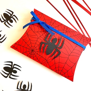 Spider-Man Party Loot Box, Spider Birthday Goody box, Spider-Man Birthday Party Favor Box